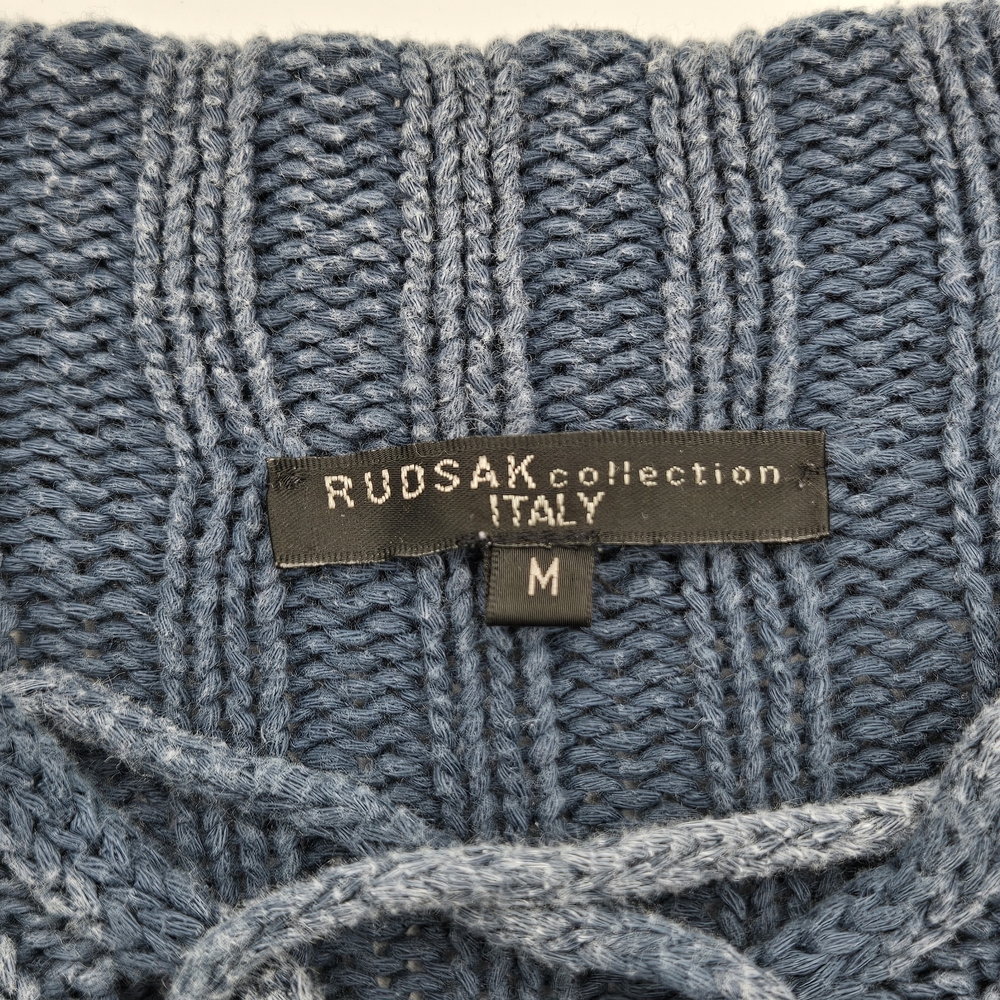 RUDSAK Short Sleeve Knit Hooded Tee in Slate Blue - Picture 5 of 6